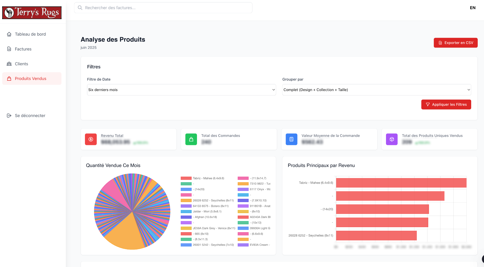 Custom Inventory Management Dashboard
